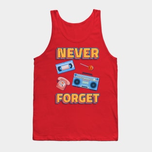 80S never forget Tank Top